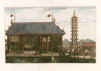 Interno di una pagoda