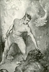 Beowulf taglia la testa di Grendel