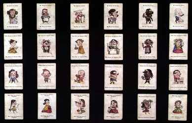 Famiglie felici, gioco di carte, basato su disegni di John Tenniel