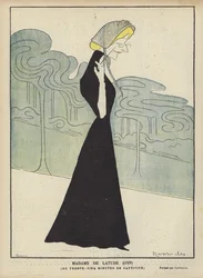 Madame De Latude (GYP), illustrazione per Le Rire