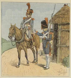 Guardia imperiale, Artiglieria a piedi e treno d