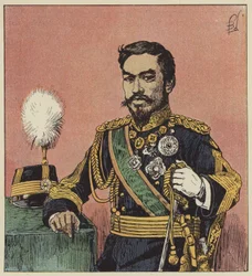 Il Mikado Mutsu-Hito, imperatore del Giappone