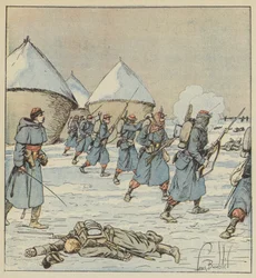 Tirailleurs del 34º di marcia