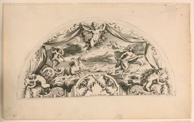 Foglie di ventaglio, prima metà del set "Desseins d