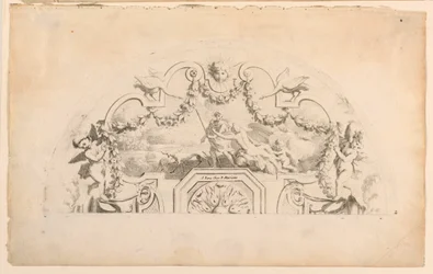 Foglie di ventaglio, prima metà del set "Desseins d