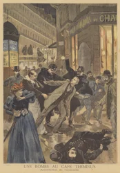 Arresto del bombarolo del Café Terminus