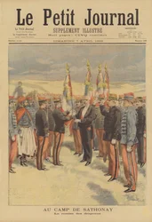 Cerimonia militare al Campo di Sathonay