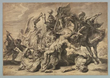 Grande caccia al leone