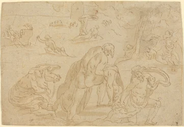 Il Diluvio, dalla Loggia del Vaticano