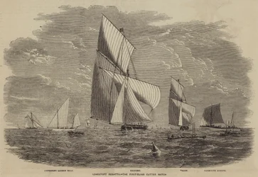 Regata di Lowestoft, la Gara dei Cutter di Prima Classe