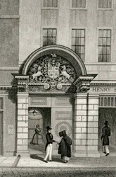 Barber Surgeons Hall, Monkwell Street, 1830