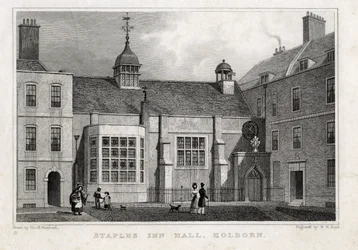 Staples Inn Hall Holborn, 1830