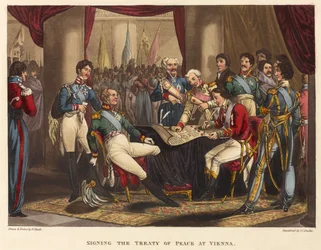Firma del Trattato di Pace a Vienna, 1818