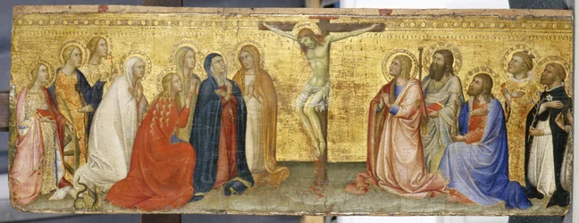 Cristo sulla croce con Maria Maddalena e altri santi