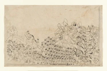 Un sovrano in processione