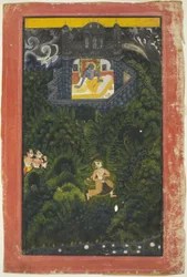 Abhisarika Nayika (Eroina che corre incontro al suo amante)