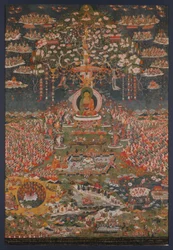 Amitabha, il Buddha della Terra Pura Occidentale (Sukhavati)
