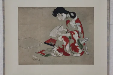 La bellezza di scrivere una lettera (copia di una sezione dello schermo di Hikone)