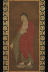 Buddha Amitabha che scende dalla sua Terra Pura