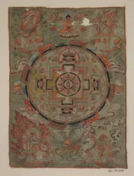 Buddha circondato da Bodhisattva