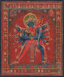 Chakrasamvara e la consorte Vajravarahi