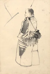 Ballerina in costume da pescatore