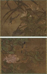 Uccelli e fiori