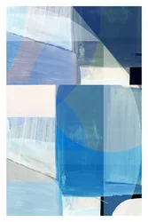 Geometria astratta blu