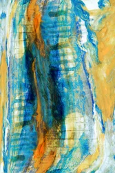 Abstract: Flusso blu e oro