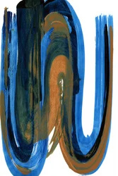 Abstract: Blu e Arancione