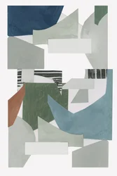 Collage geometrico astratto