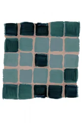 Griglia astratta color verde acqua