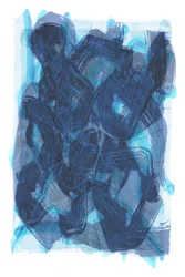 Astratto "Blue Fluid"