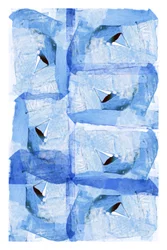 Forme geometriche blu