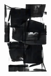 Astratto nero audace
