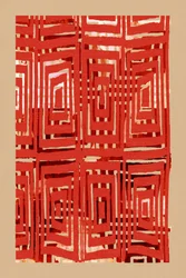 Geometria in rosso intenso