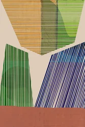Forme colorate a strisce