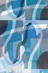 Astrazione blu freddo
