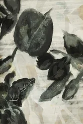 Foglie botaniche scure