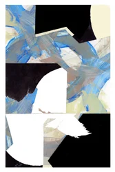 Astrazione blu dinamica
