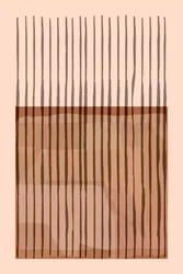 Linee verticali astratte dai toni terrosi