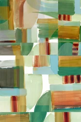 Pittura a blocchi con colori terrosi