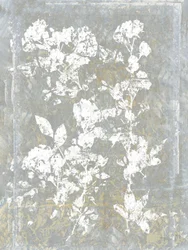Sagoma floreale sbiadita