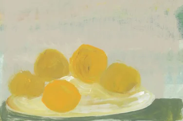 Limoni gialli freschi