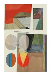 Collage geometrico a colori