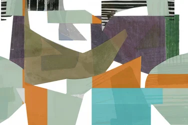 Collage geometrico a strati