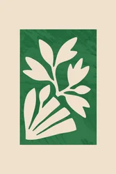 Ritaglio botanico minimalista