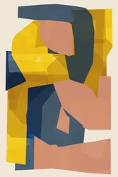 Collage astratto moderno