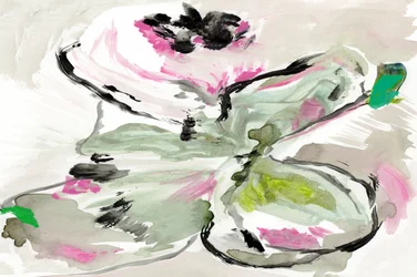 Morbida composizione floreale