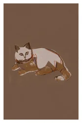Gatto in stile moderno